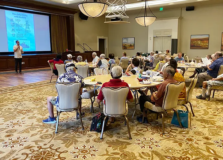 Siena Lunch 'n Learn Going Solar Class 8-8-2024