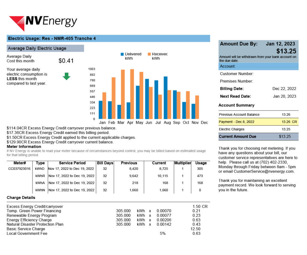 Why You Still Have A Nv Energy Bill 7 NV Energy Bill